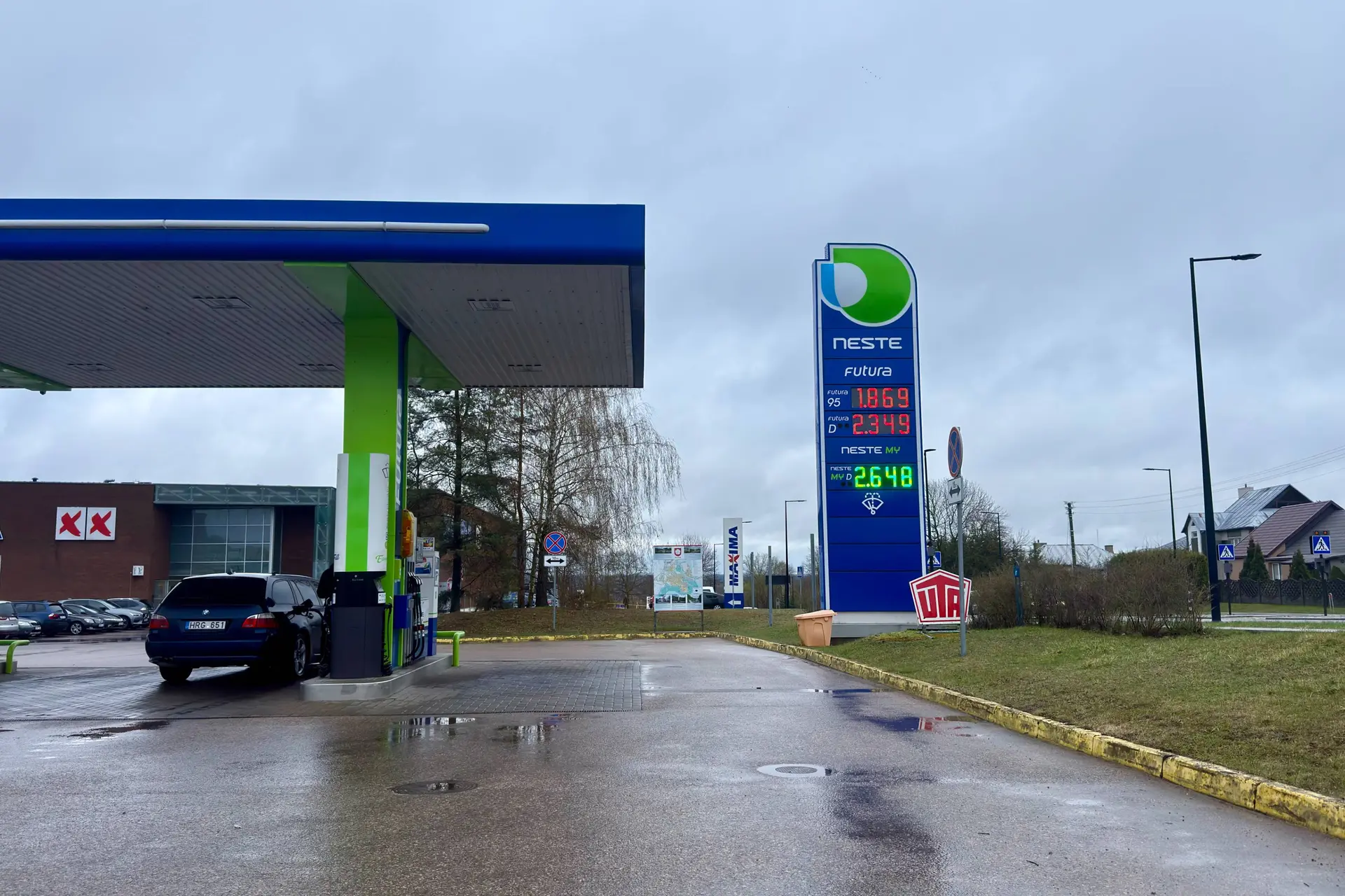 Pigiausias dyzelinas Lietuvoje – 2,09 euro, benzinas – 1,64 euro
