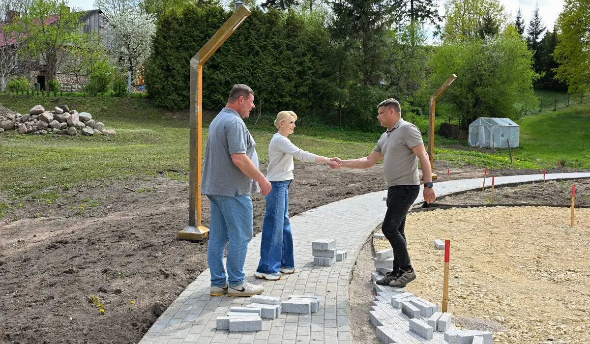 Alovėje jau netrukus nauja vieta poilsiui ir šventėms