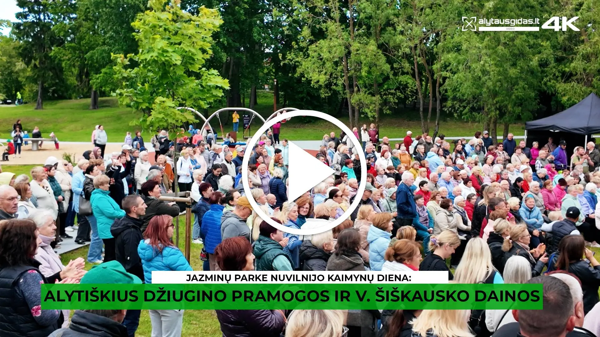 Jazminų parke nuvilnijo Kaimynų diena: alytiškius džiugino pramogos, mokslo šou ir V. Šiškausko dainos
