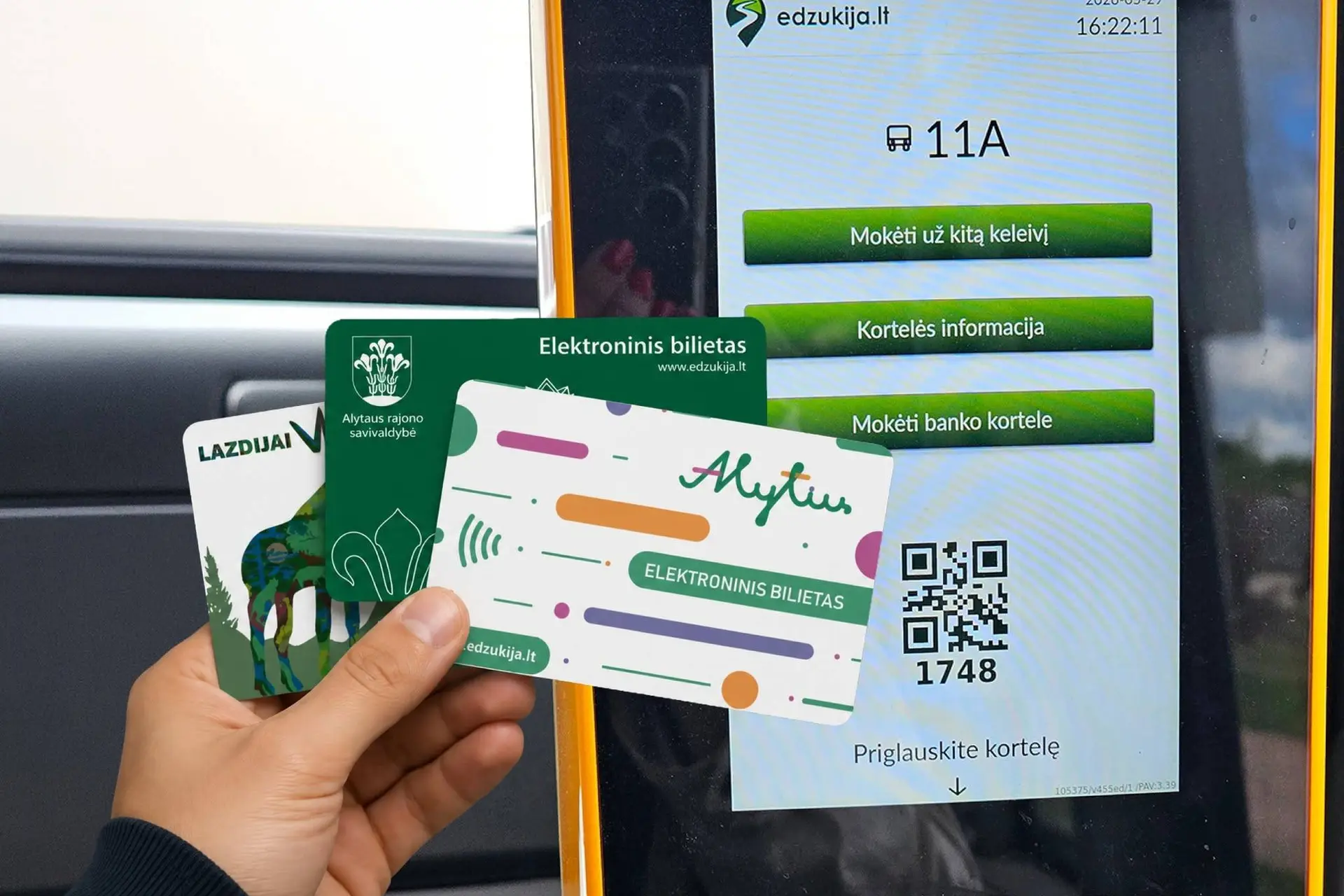 Edzūkija elektroniai bilietai