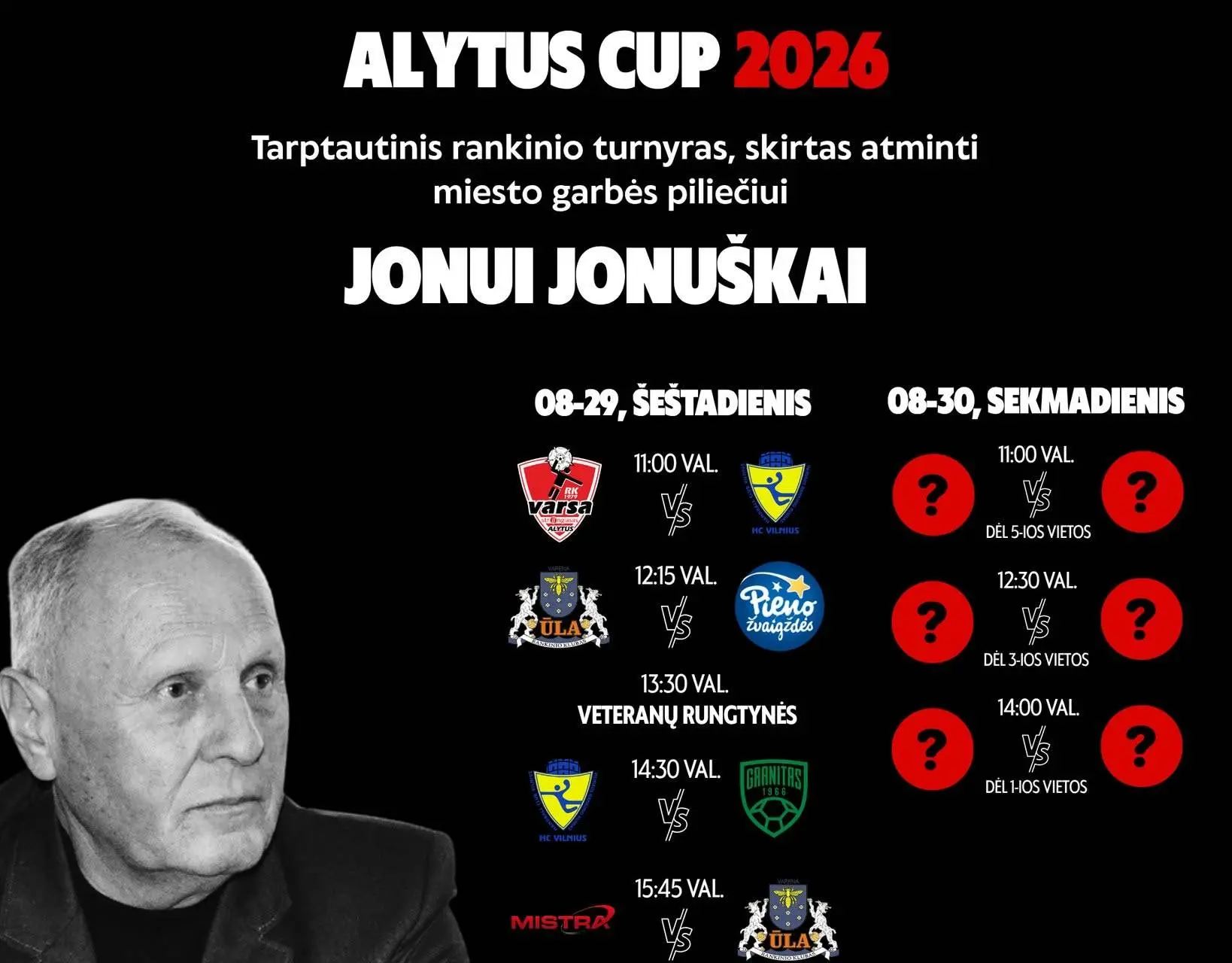 Šį savaitgalį Alytuje vyks tarptautinis rankinio turnyras