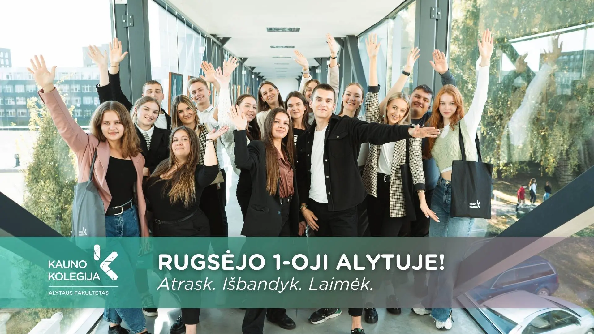 Rugsėjo 1-oji Alytuje atrask studijas, išbandyk ir laimėk Mokslo ir žinių dienoje.Kauno kolegijos Alytaus fakultetas (1)