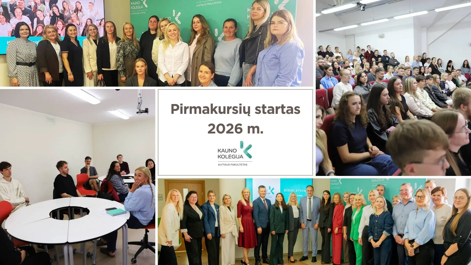 DĖKOJAME.Pirmakursių startas 2026 m.,ALF,Kauno kolegija,Alytaus_fakultetas