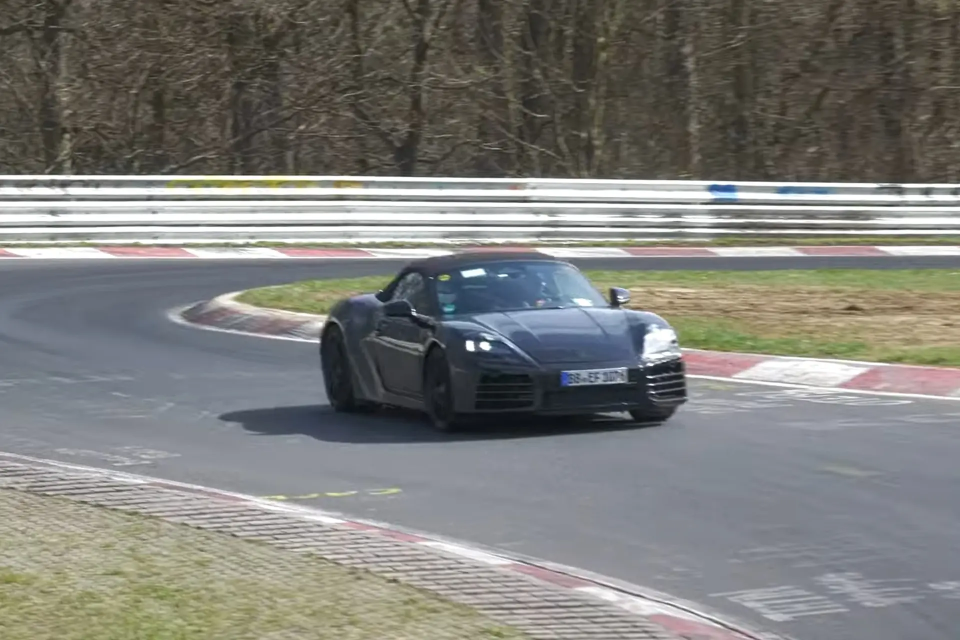 new porsche 718 electric spy shots