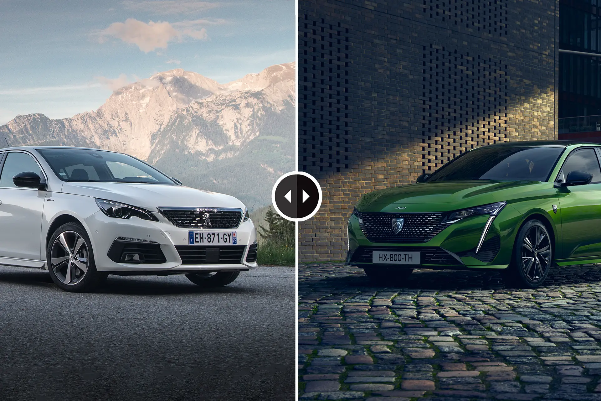 peugeot 308 2021 confronto