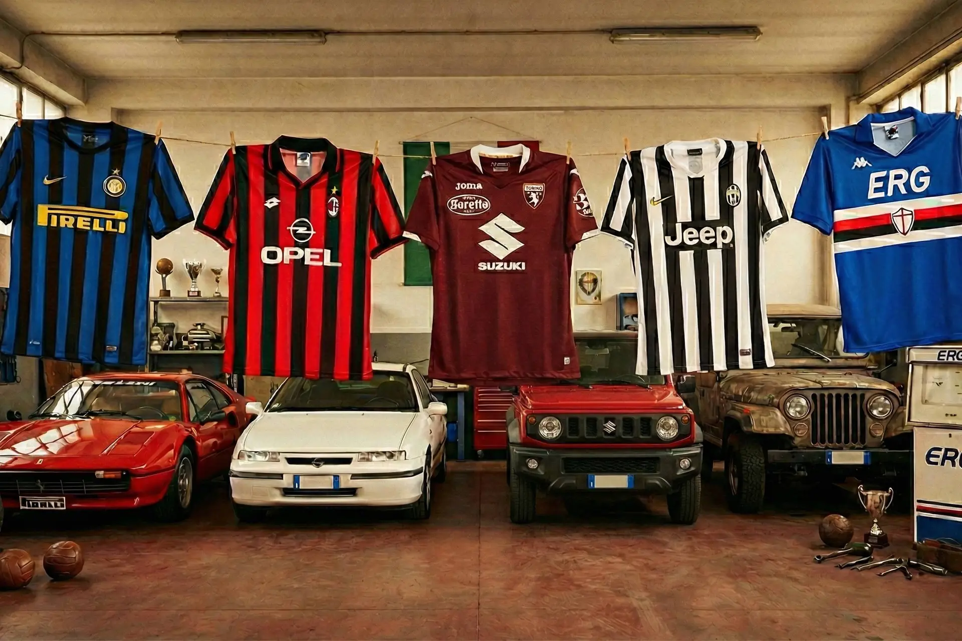 Sponsor auto calcio serie a