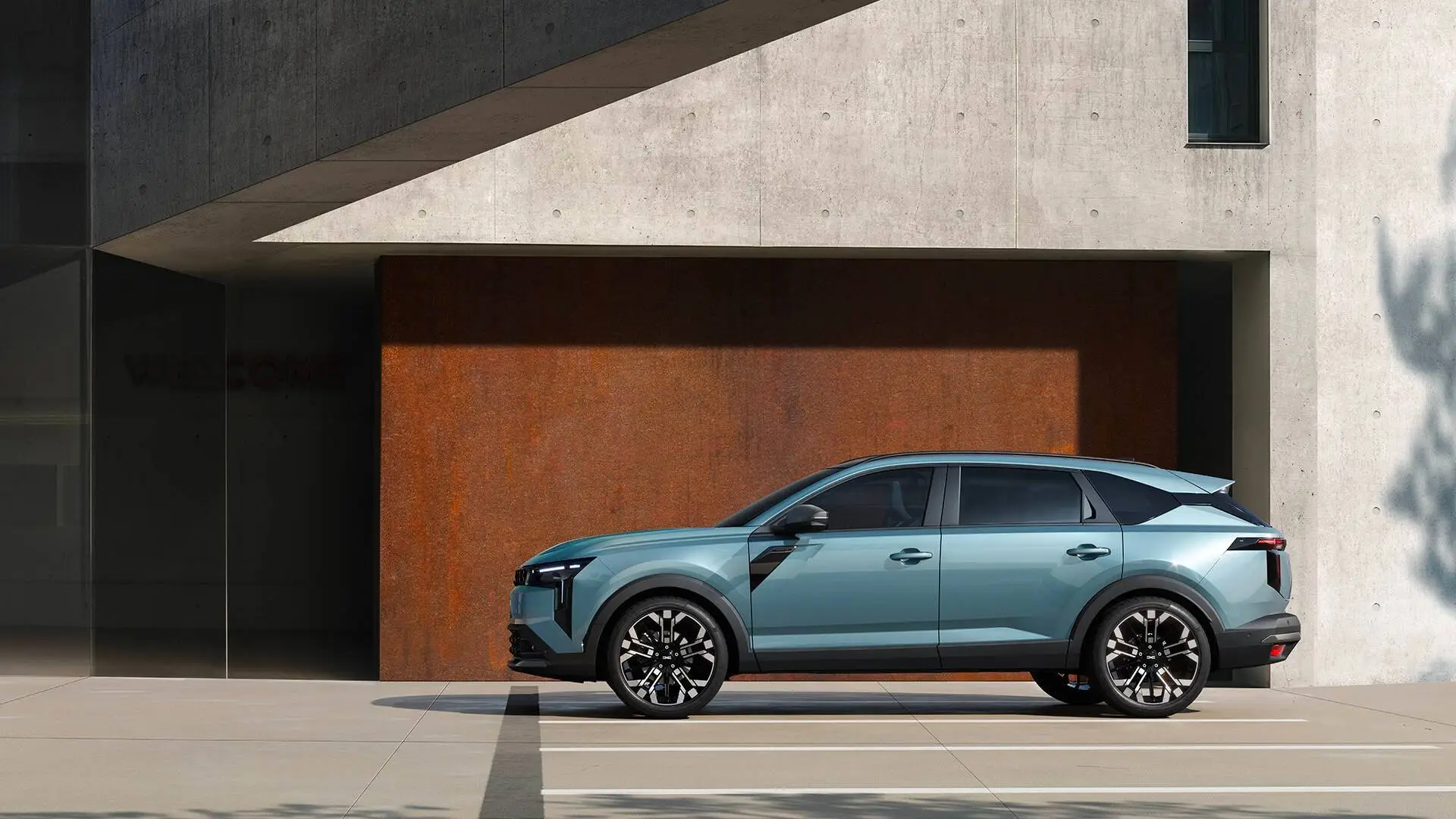 La Dacia Striker vista lateralmente