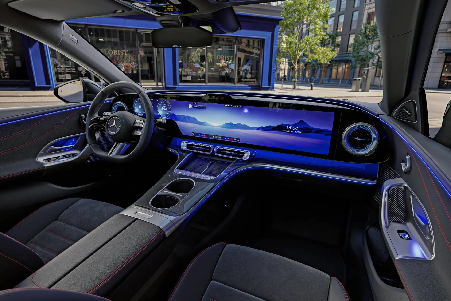 Mercedes Classe C elettrica interni completi