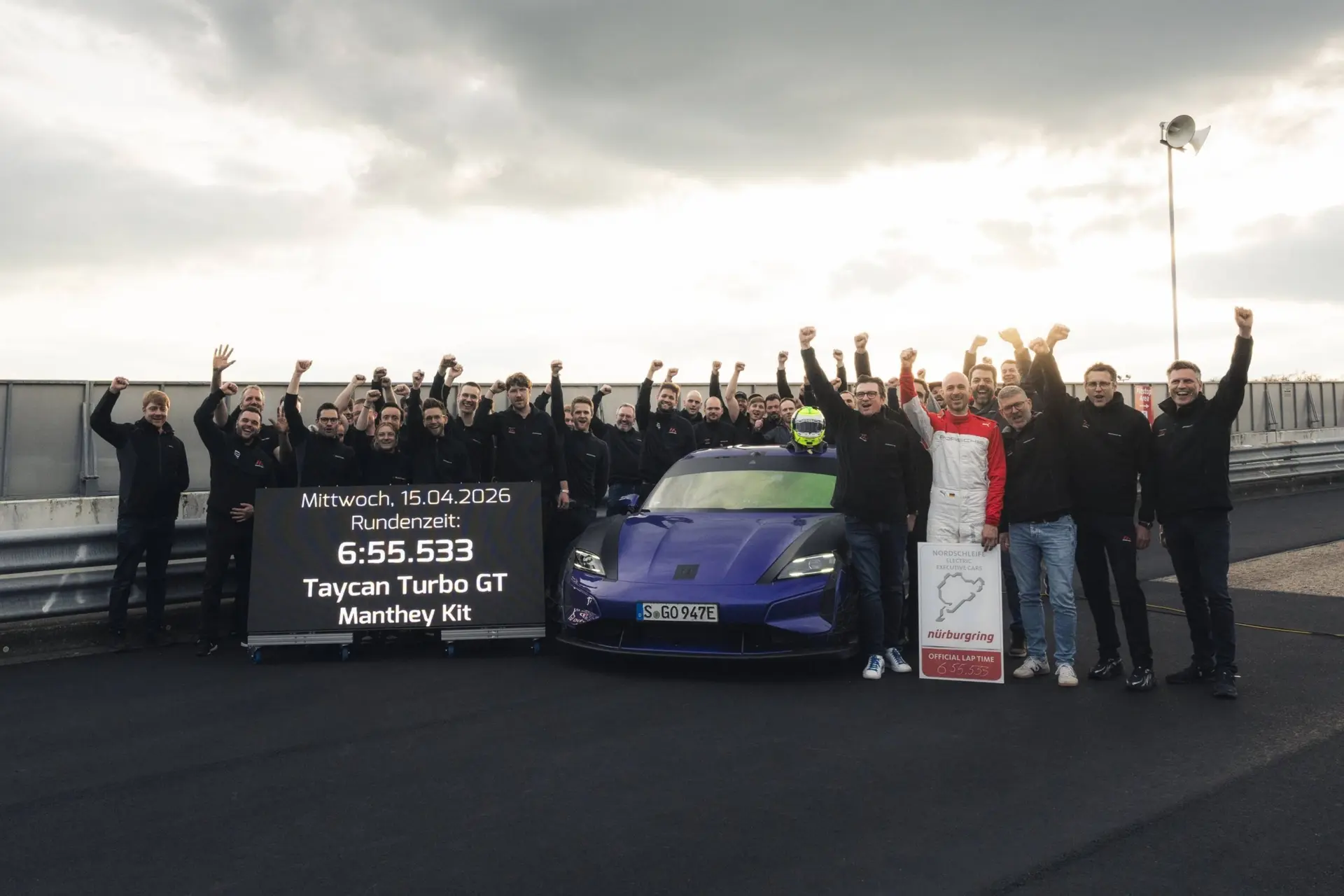 Porsche Taycan Manthey Racing Nurburgring record