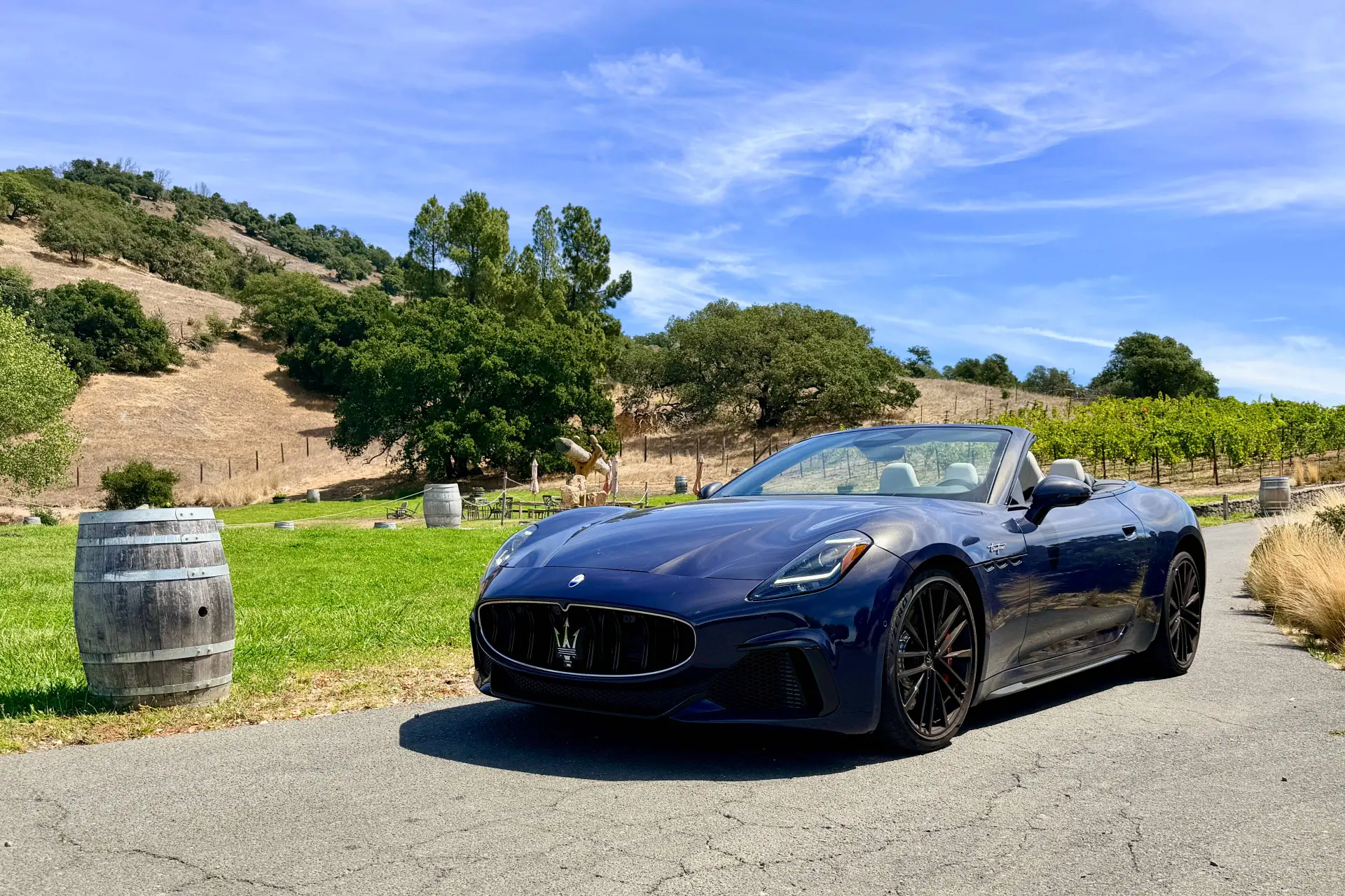 Viaggio maserati NAPA Valley