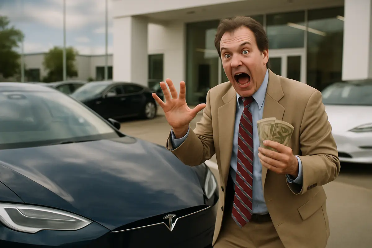 Handelaar wil ton extra voor laatste Tesla Model S