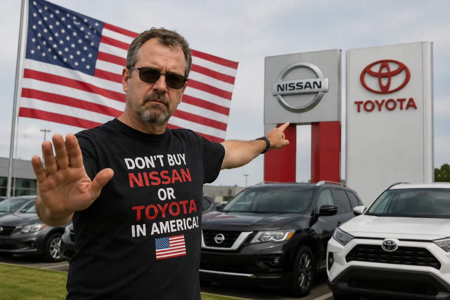 Toyota en Nissan raden hun Japanse klanten af hun in Amerika gemaakte auto's te kopen