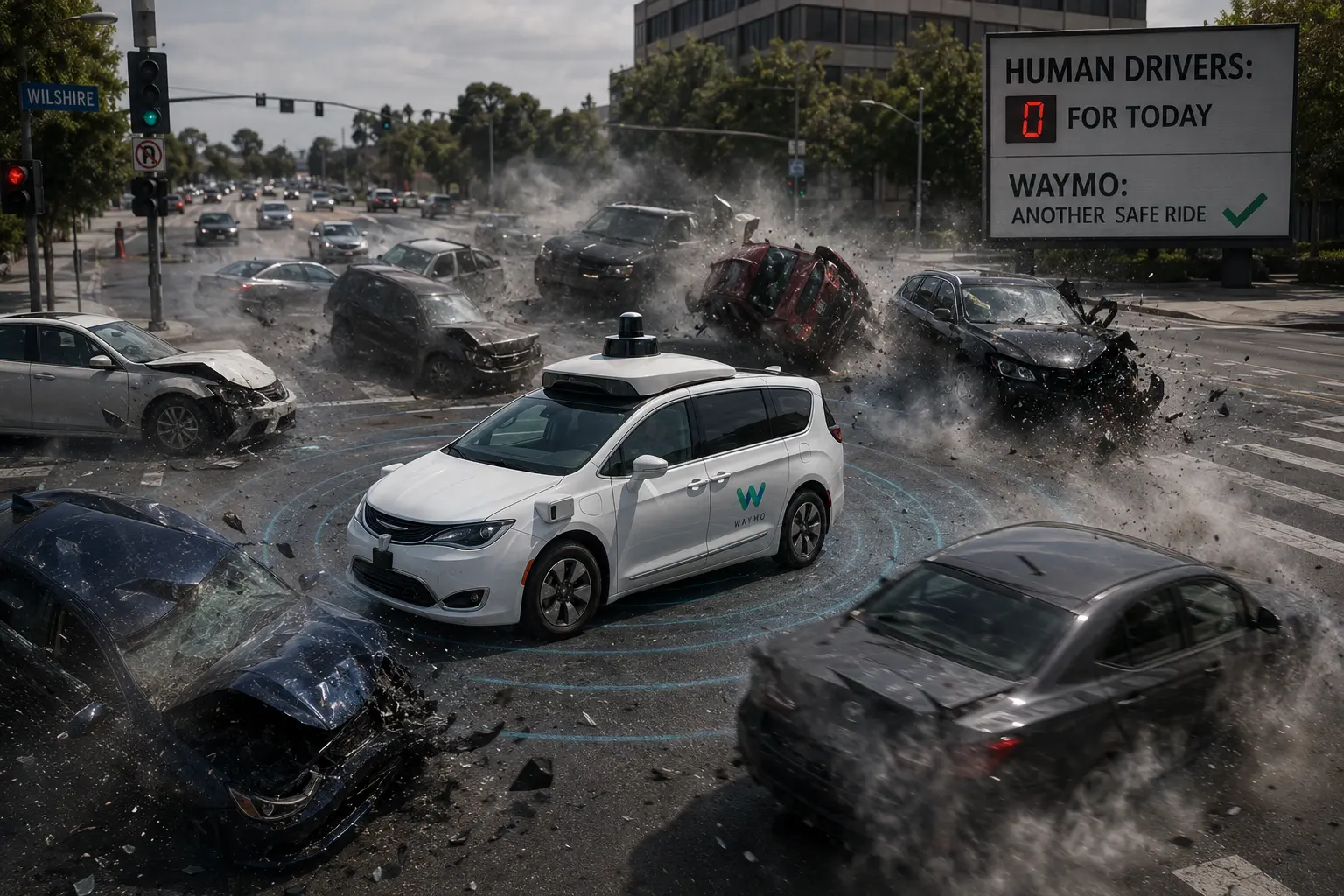 Waymo niet crash