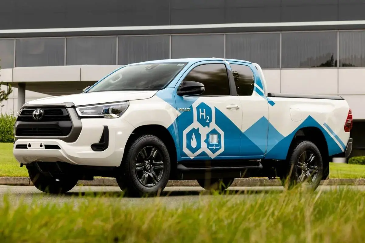 Toyota Hilux FCEV: waterstof-pick-up komt in 2028