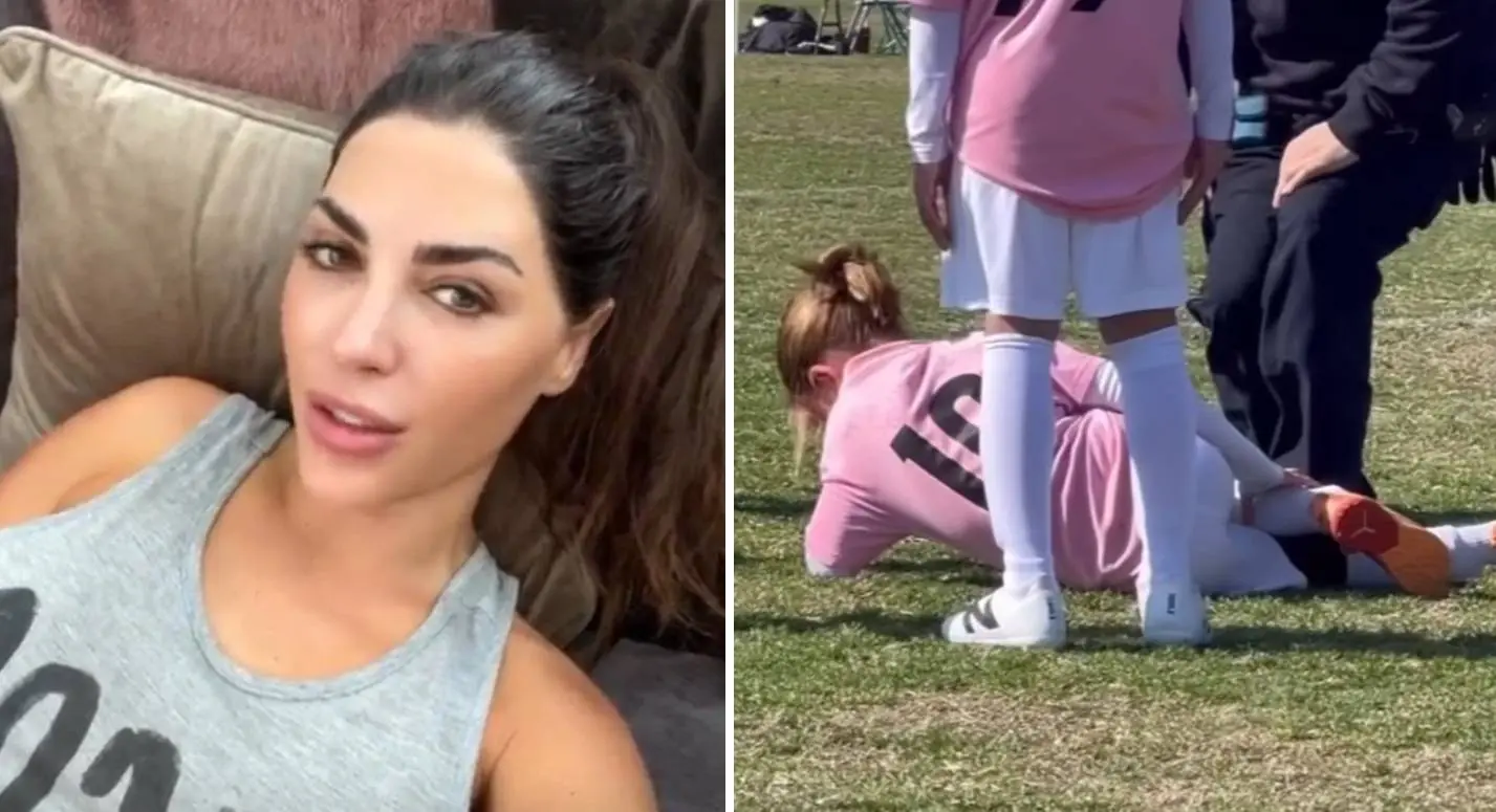 Zoontje van Yolanthe geschopt op voetbalveld en belandt in ziekenhuis (Video)