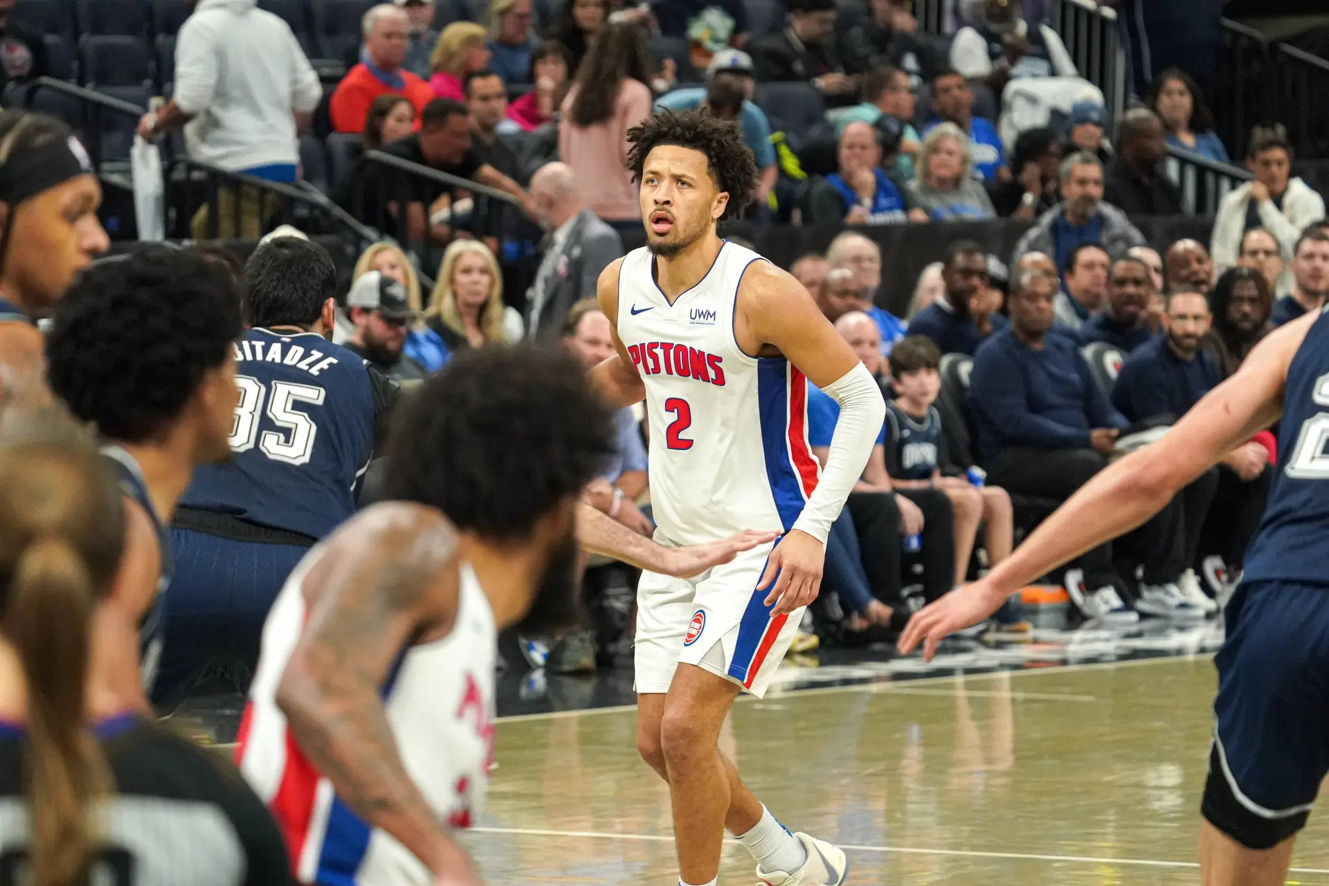 El escolta de Detroit Pistons Quentin Grimes será baja por el resto de la temporada