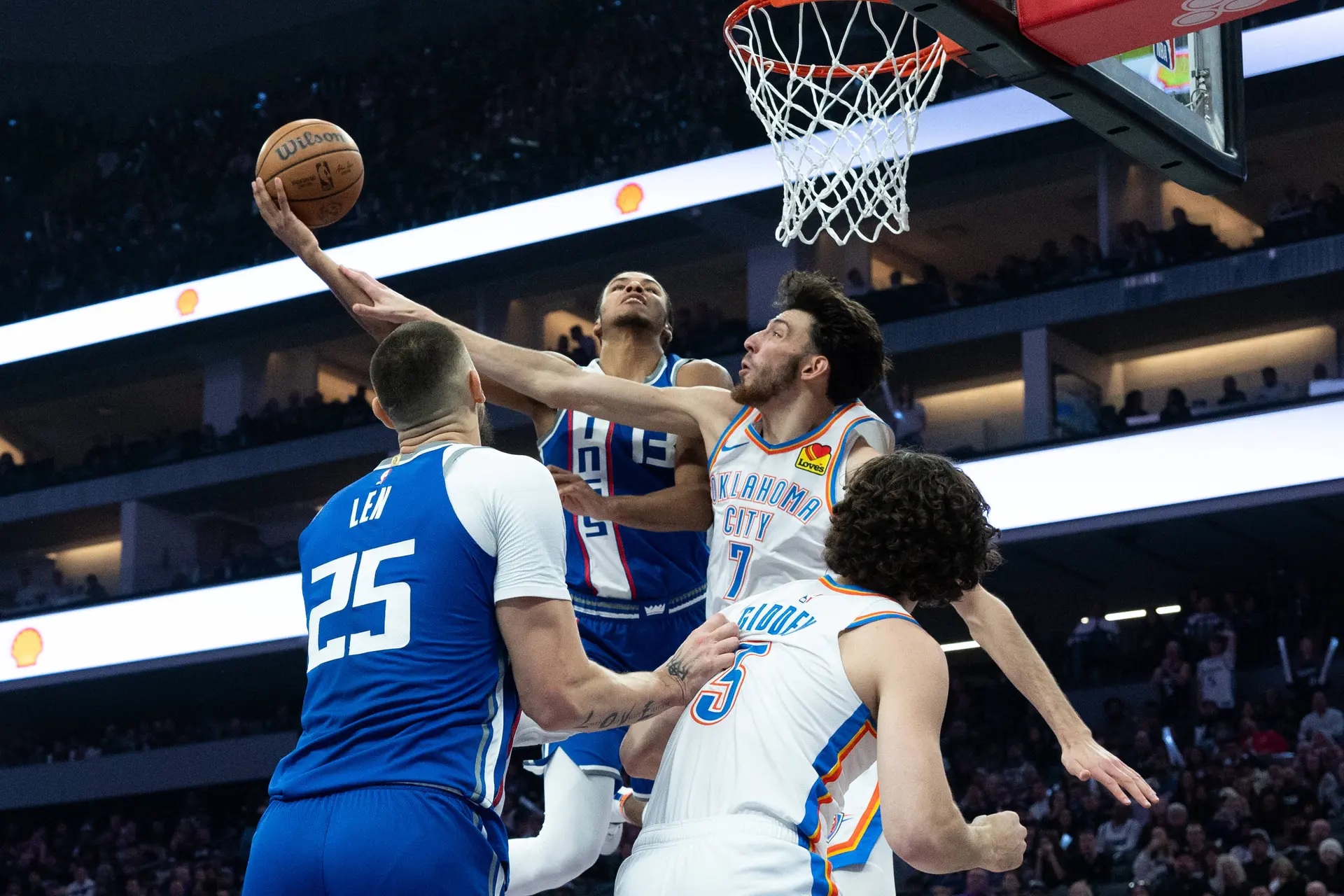 VIDEO: Chet Holmgren hits a three in Victor Wembanyama's face!