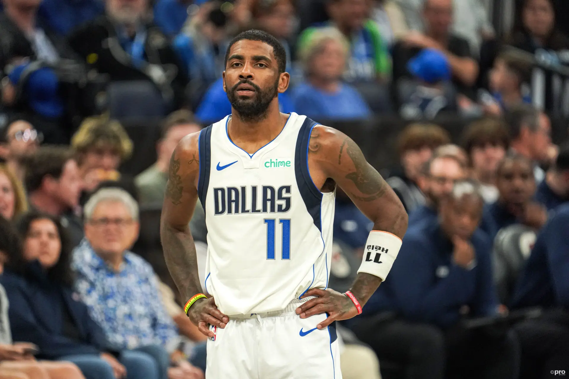 VIDEO: Kyrie Irving's brutal left-handed winning buzzer beater in the face of Nikola Jokic