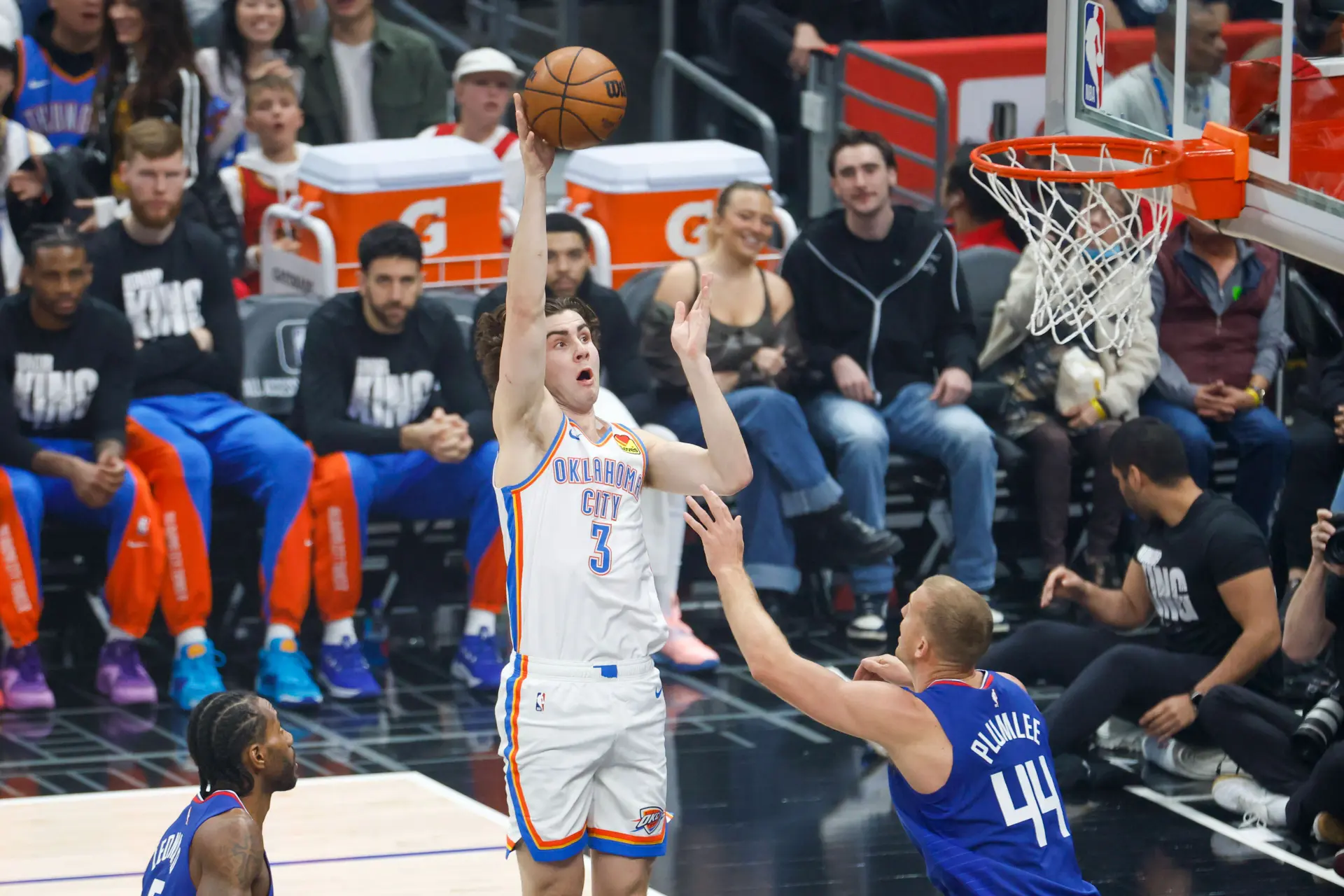Oklahoma City Thunder's Josh Giddey could be on the move before the NBA trade deadline