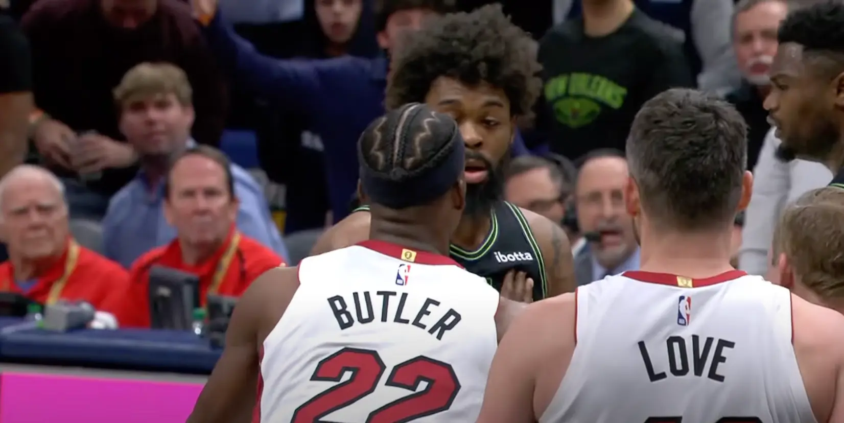 VIDEO: Pitiful fight that ends with Jimmy Butler ejected and Thomas Bryant and Jose Alvarado in fisticuffs!