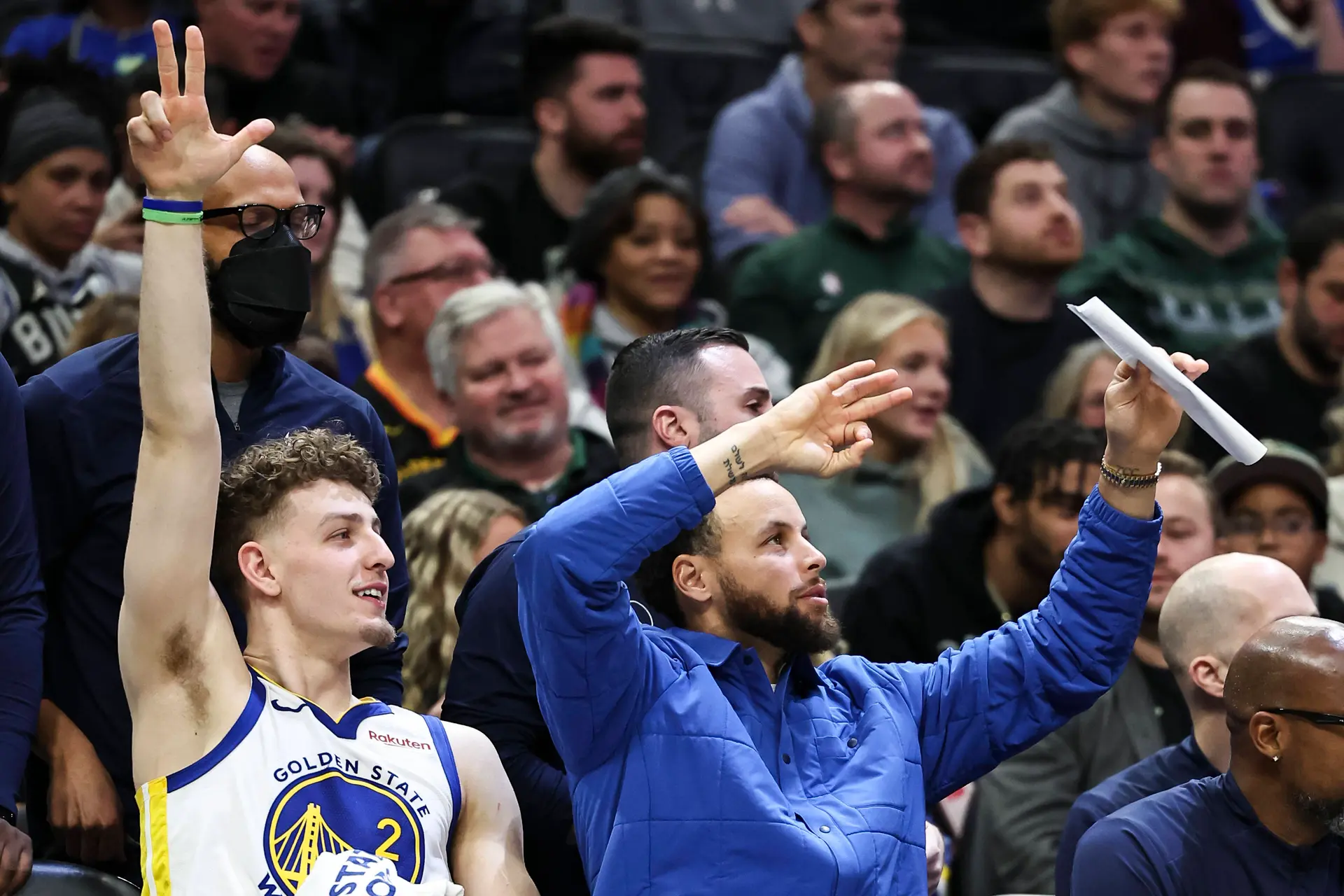Brandin Podziemski jokes: "Coach Steve Kerr will pay Lester Quiñones fine after huge contract extension"