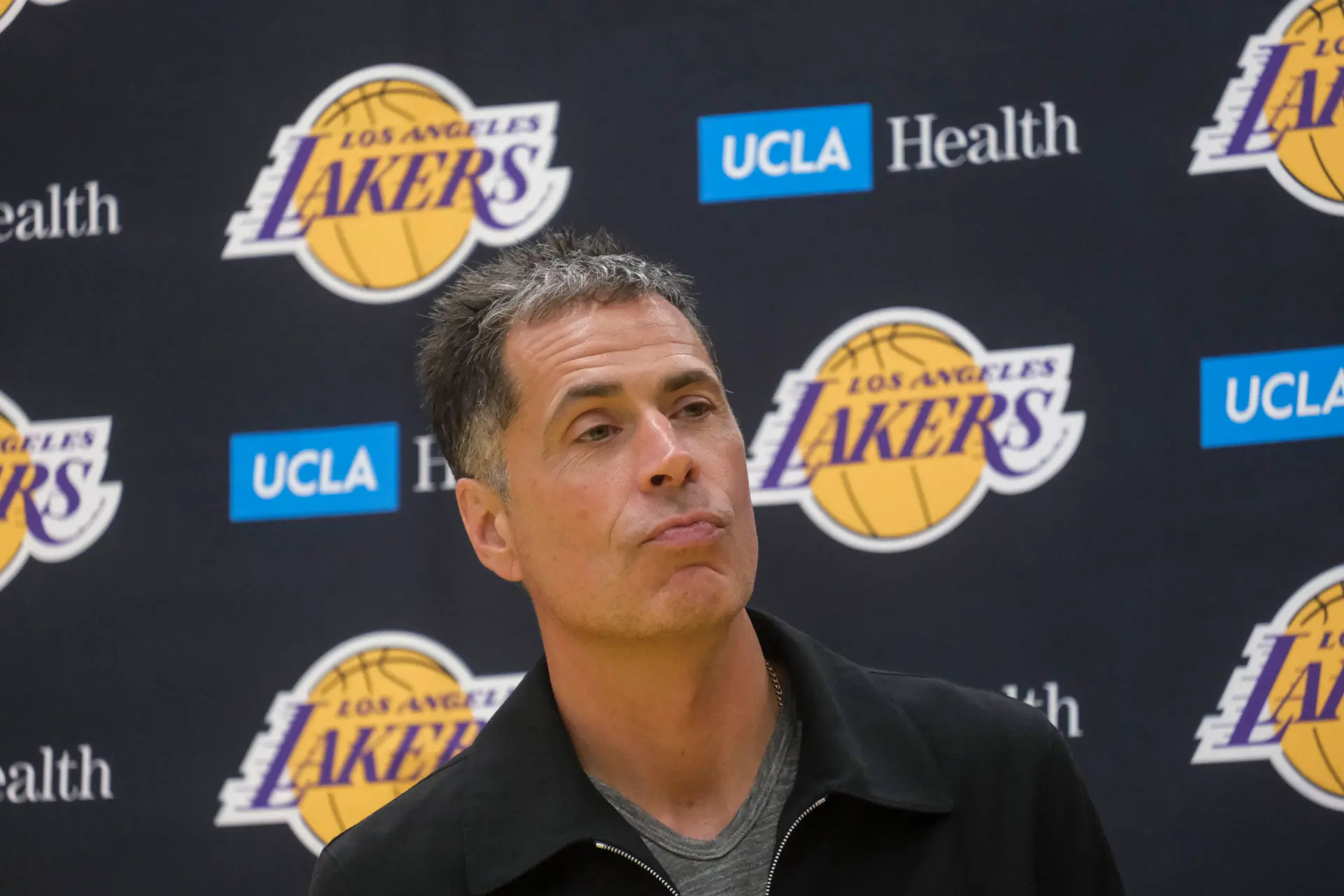 Rob Pelinka remains optimistic about Jarred Vanderbilt returning to full fitness without season-ending surgery