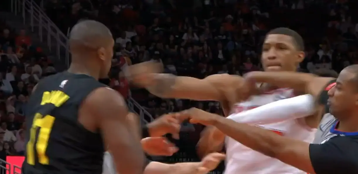 Fight Breaks Out: Regrettable Altercation Between Jabari Smith and Kris Dunn in Houston Rockets vs. Utah Jazz Showdown