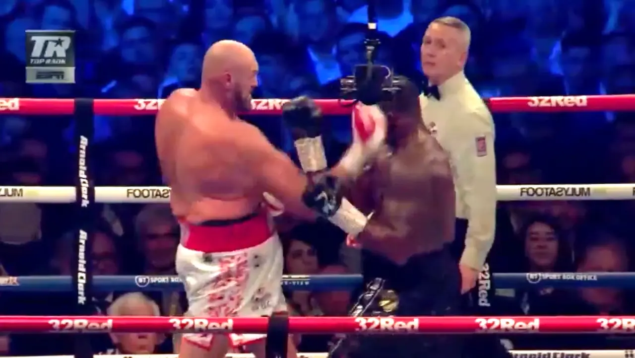 Tyson Fury slaat Dillian Whyte keihard knockout in 6e ronde!