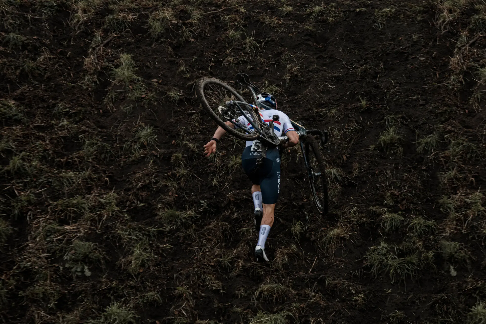 Tom Pidcock, en acción en una carrera de ciclocross