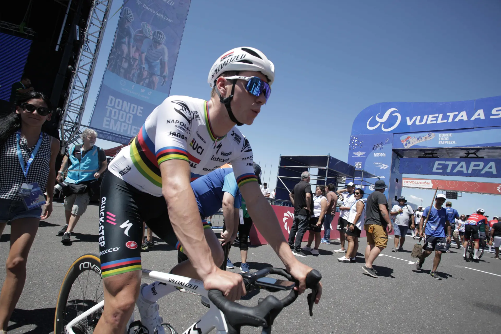 PREVIA | Vuelta a San Juan 2023 etapa 5 - Evenepoel contra los colombianos Miguel Ángel López, Sergio Higuita, Daniel Martínez y Egan Bernal en el único final en alto de la carrera