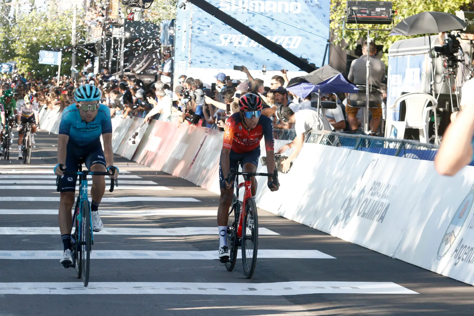 Egan Bernal, muy contento con su estado de forma: "La recuperación va muy bien"