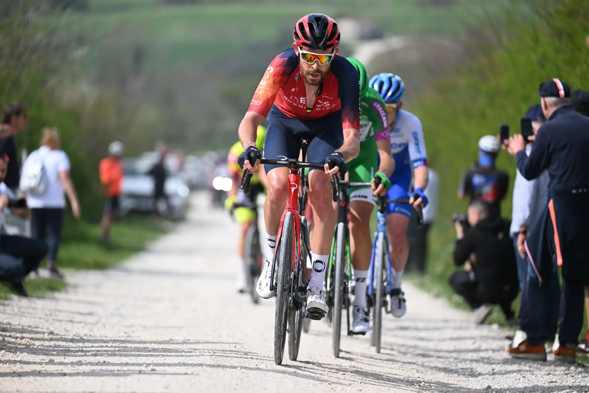 Luke Rowe pasó toda su carrera en Ineos y logró dos victorias profesionales