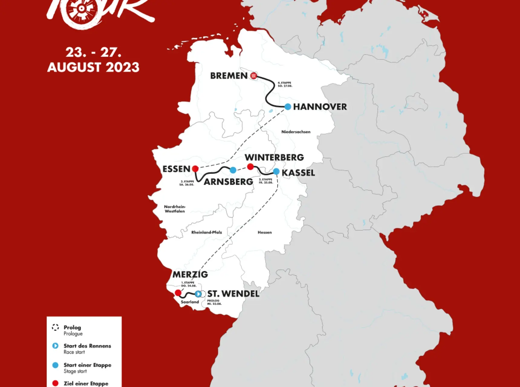 Perfiles y Ruta Vuelta a Alemania 2023
