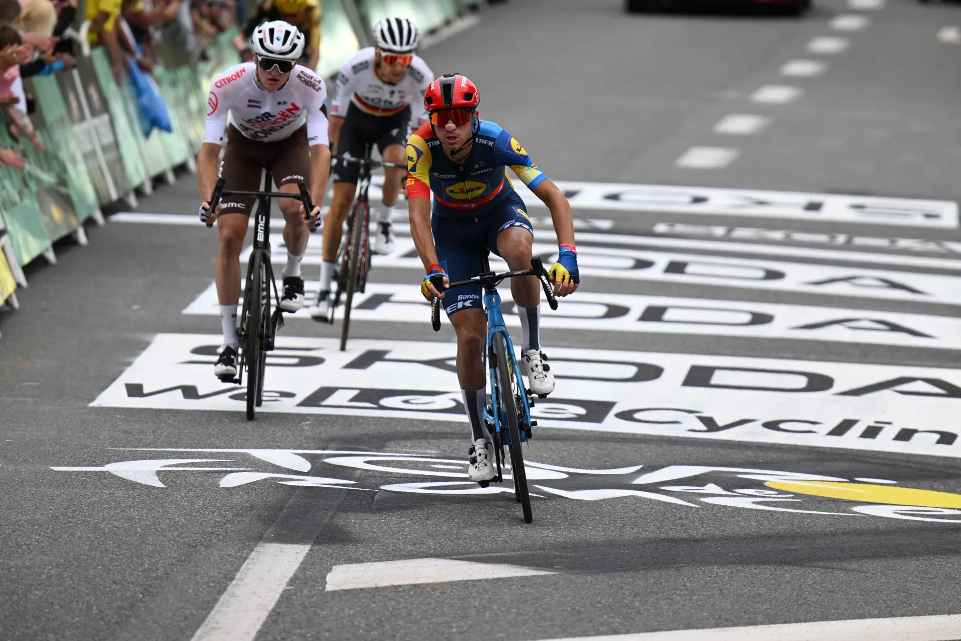 Giulio Ciccone, tercero de la general tras arrasar en la 5ª etapa del Tour de Francia: "Siento que aún no estoy al 100% de mi potencial"