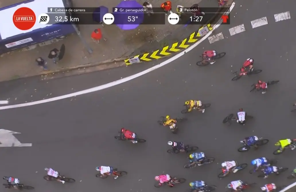 VÍDEO: ¡Caída de Primoz Roglic y Geraint Thomas en la Vuelta a España!