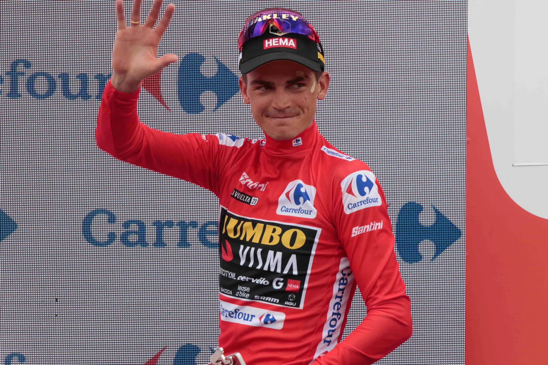 Sepp Kuss cierra otra etapa de rojo en la Vuelta a España: "Es muy sencillo, tengo que seguir dando lo mejor de mí cada día"