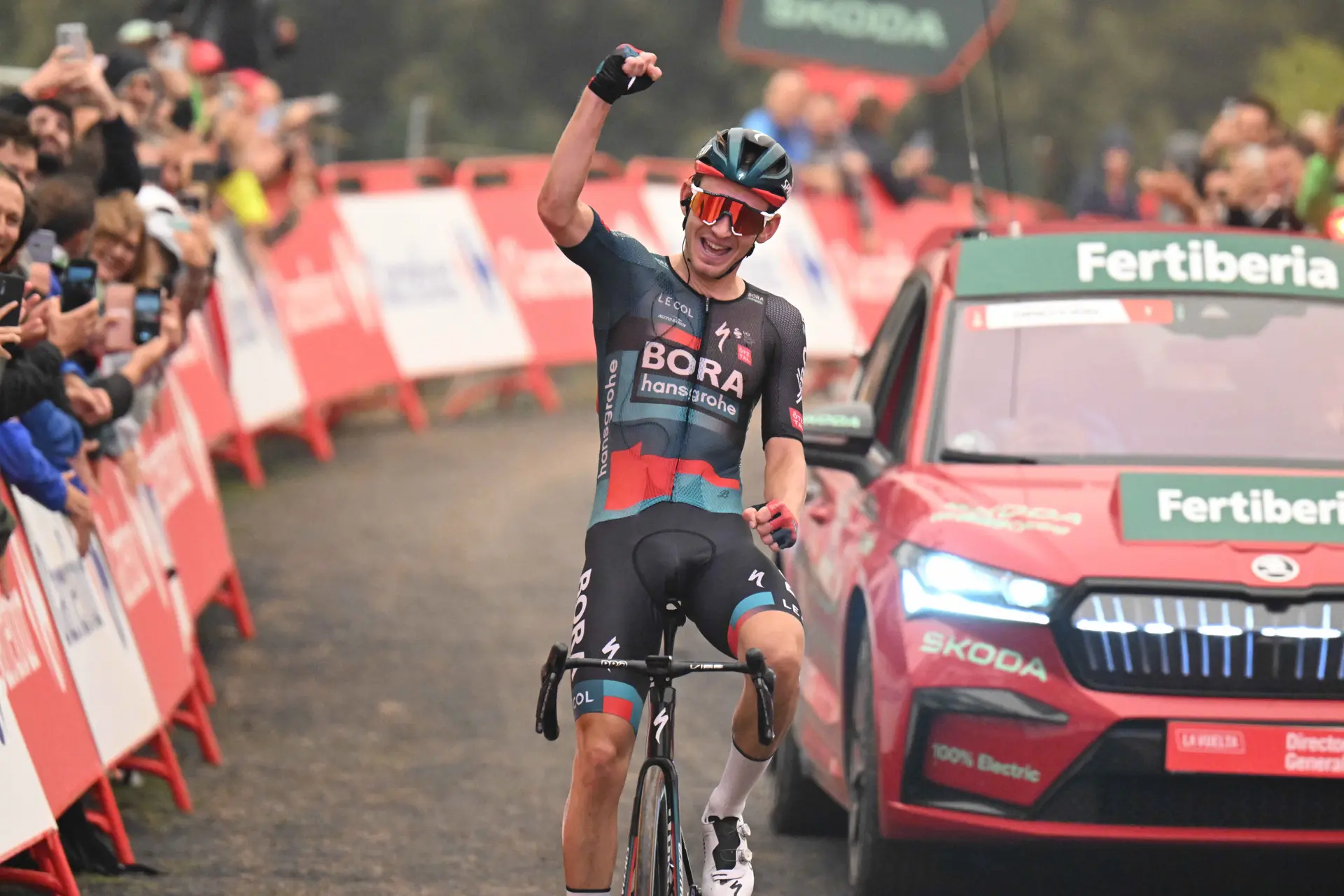 Lennard Kämna, ganador de la etapa 9 de la Vuelta a España 2023