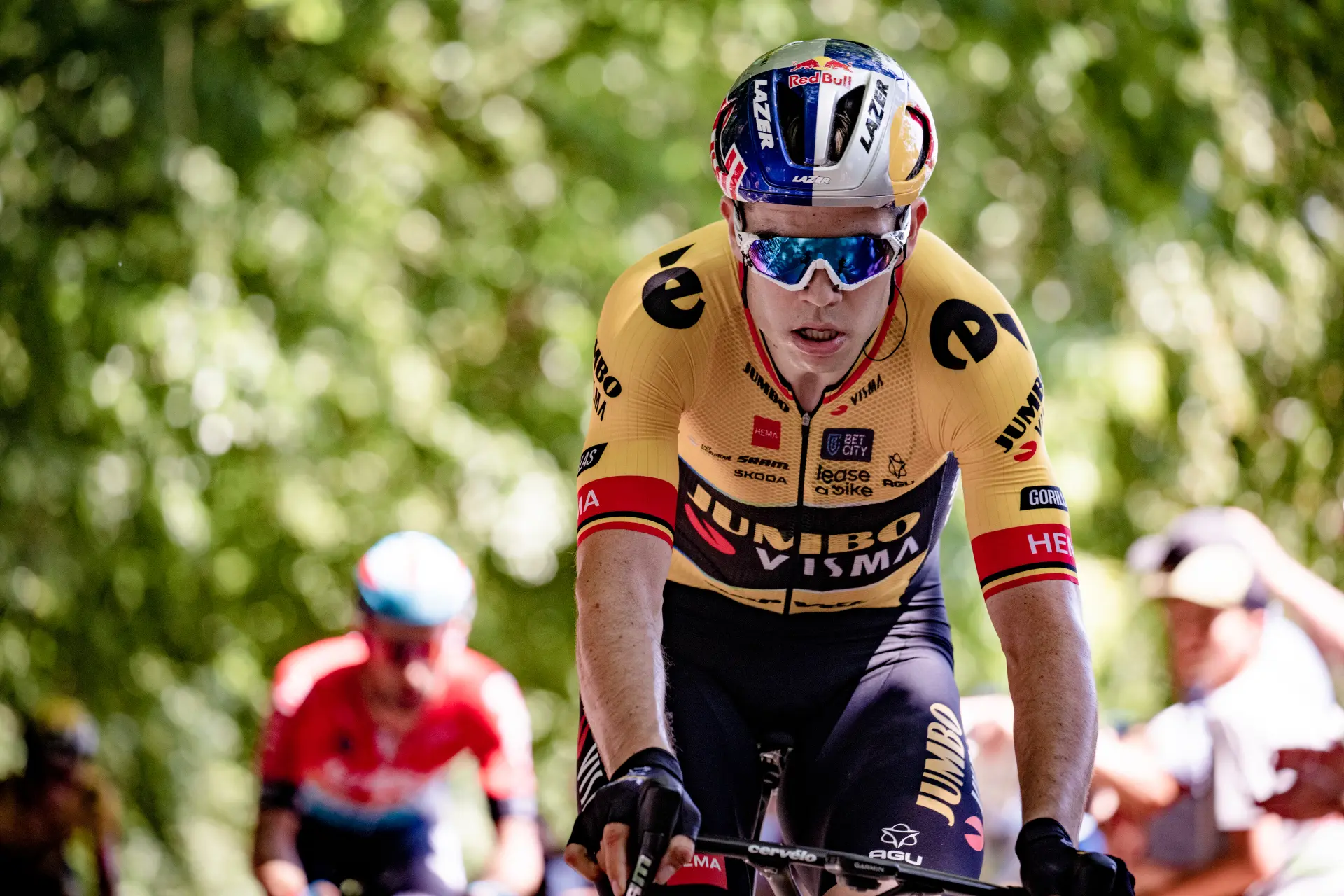 Wout Van Aert no pudo marcar la diferencia en la penúltima etapa del Tour de Gran Bretaña: "Lo di todo"