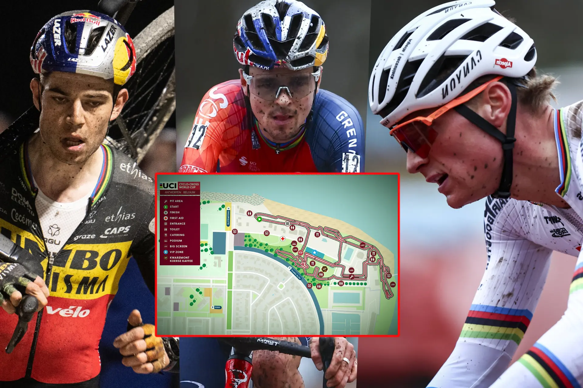 PREVIA | Copa del Mundo de Ciclocross Amberes: Primera batalla de la temporada entre van der Poel, van Aert y Pidcock