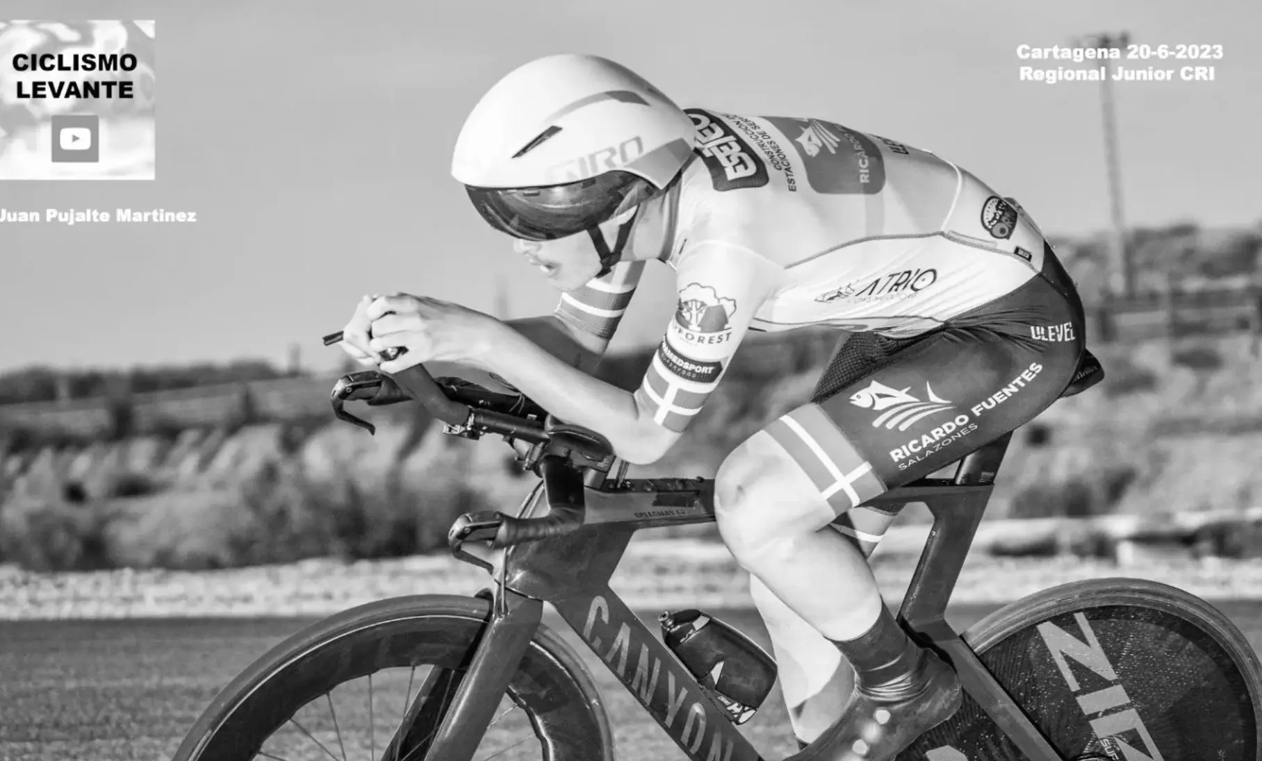 Fallece Juan Pujalte, joven ciclista de 18 años del Valverde Team, tras un accidente entrenando