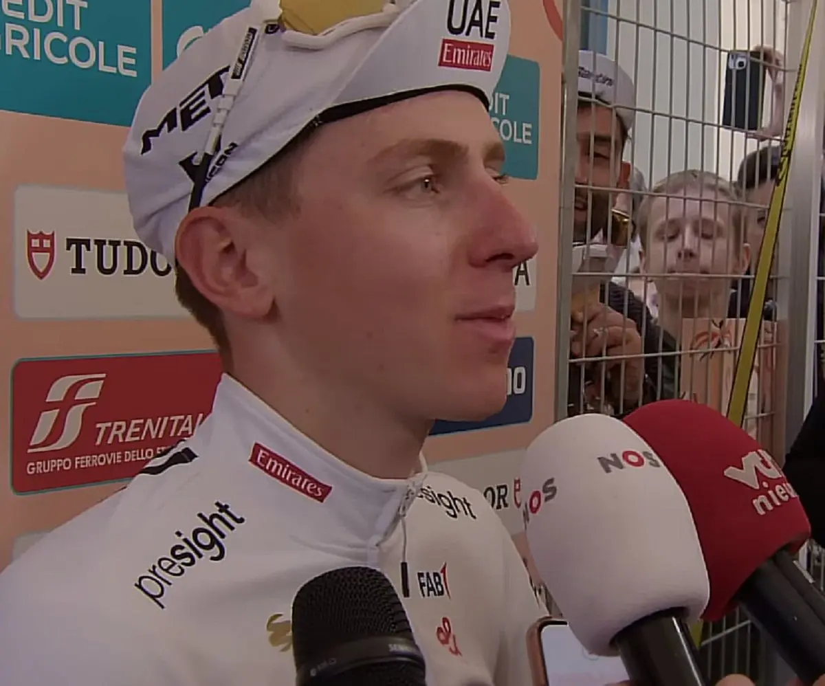 Tadej Pogacar, tras sumar en la etapa final de la Volta a Catalunya su cuarta victoria: "Estoy muy contento, no era el plan original"