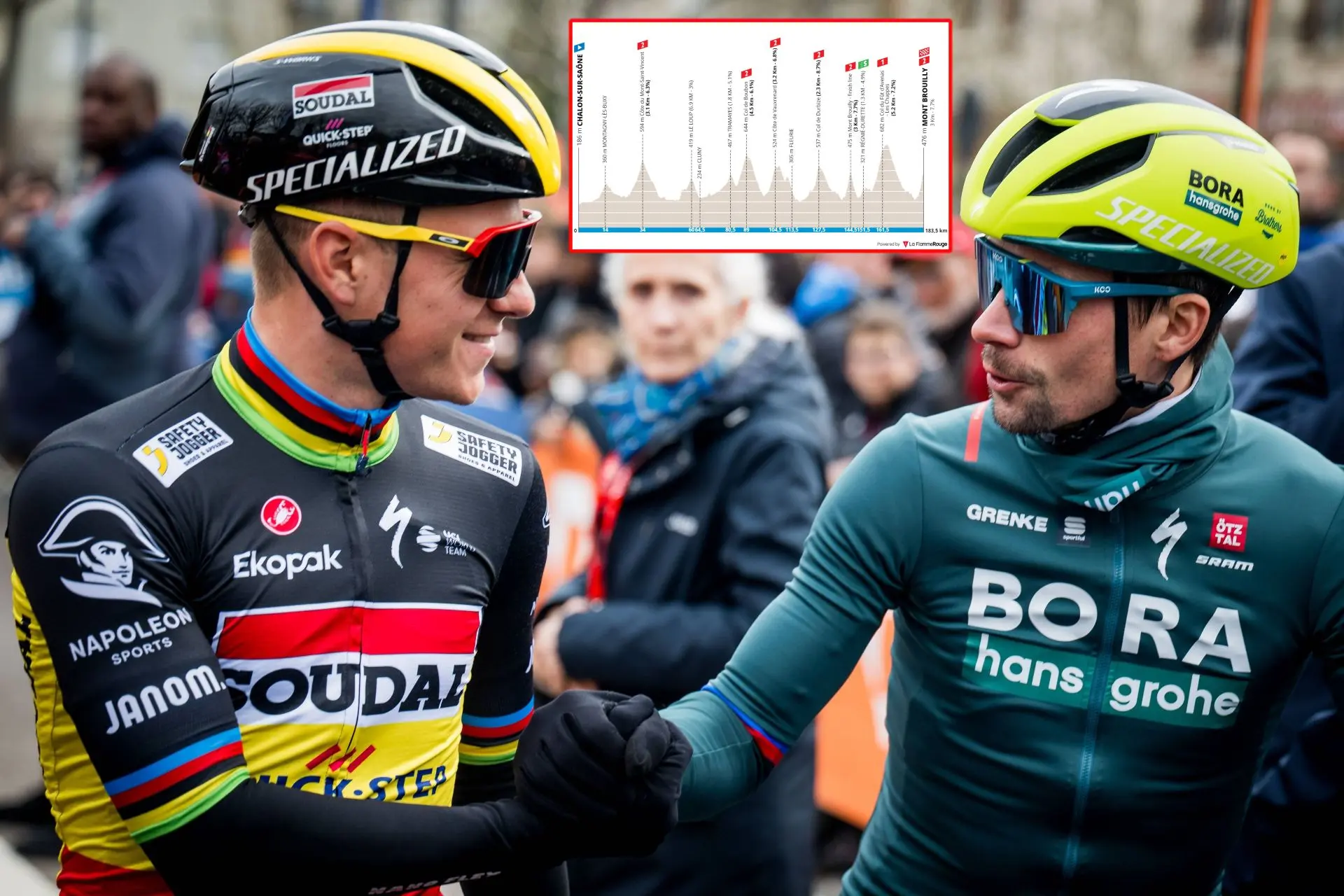 PREVIA | Etapa 4 París-Niza 2024 - Primer gran duelo entre Primoz Roglic y Remco Evenepoel a la vista