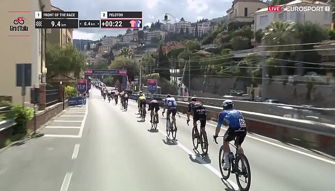 Etapa 4 Giro de Italia en directo | ¡Últimos 10 kilómetros!