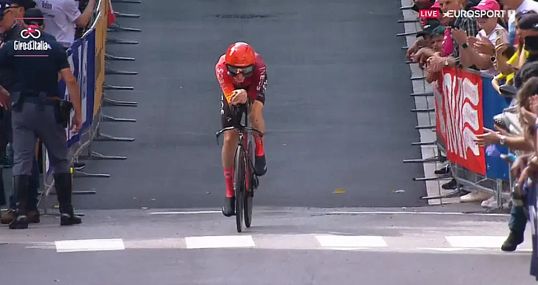 EN DIRECTO | Etapa 14 Giro de Italia 2024: Thymen Arensman, primer corredor del Top 10 en iniciar la crono