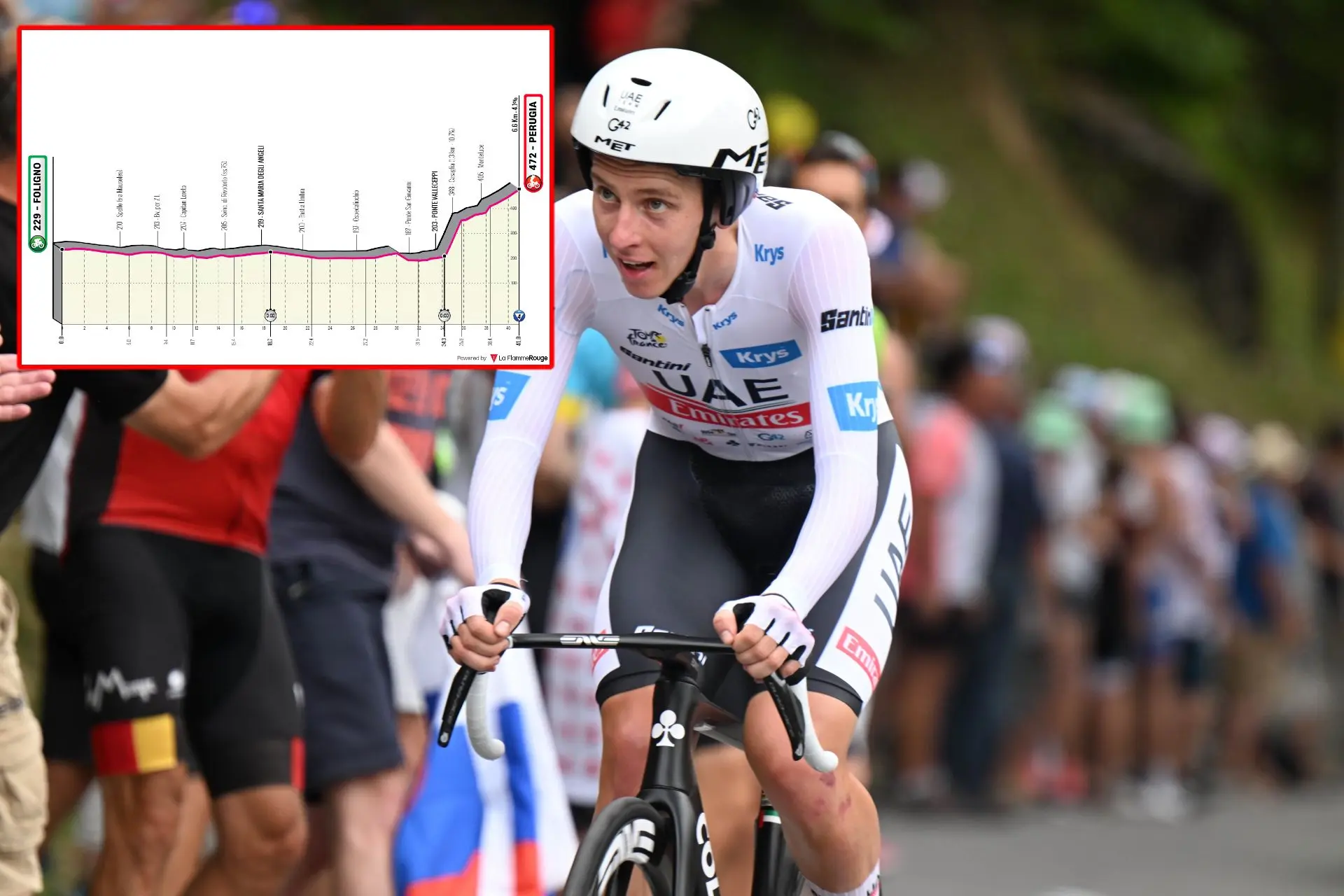 PREVIA | Etapa 7 Giro de Italia 2024 - Tadej Pogacar y Filippo Ganna deberían disputarse la victoria en la primera contrarreloj de la carrera