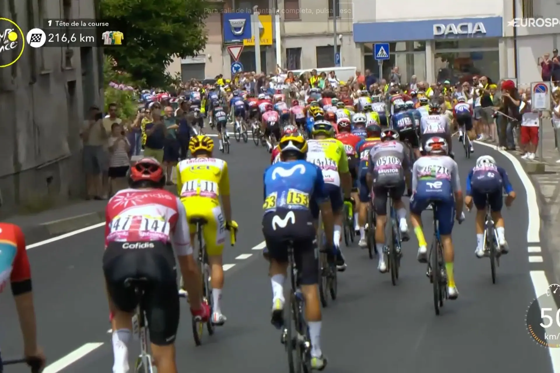 EN DIRECTO | Etapa 3 Tour de Francia 2024: ¡Primeros 50 kilómetros completados!