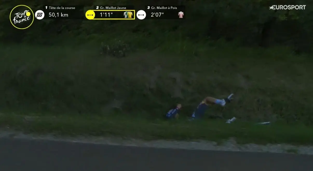 Parte médico y bajas del Tour de Francia 2024 tras la etapa 9: Aleksandr Vlasov sufrió una durísima caída