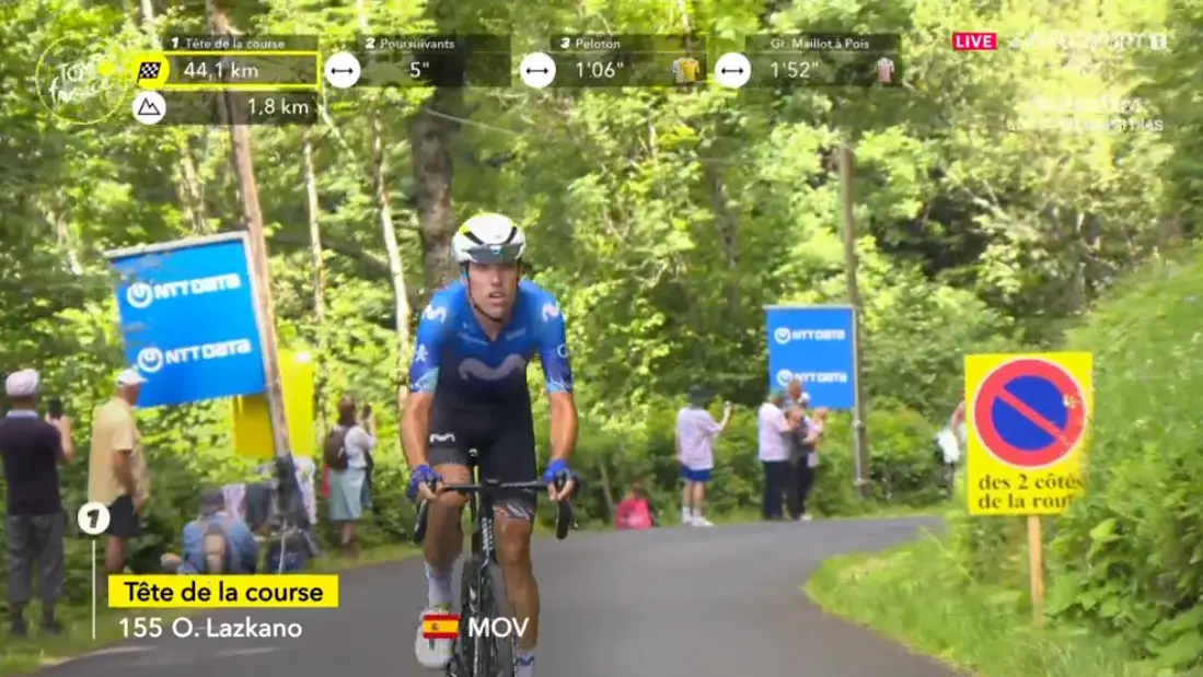 EN DIRECTO | Etapa 11 Tour de Francia 2024: ¡Ataque de Oier Lazkano, que se va en solitario!