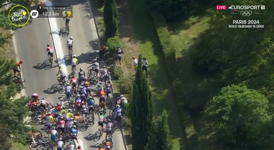 Funeral en Red Bull tras quedarse Primoz Roglic sin posibilidades de ganar el Tour de Francia: "Terrible, la caída de nuestro líder"