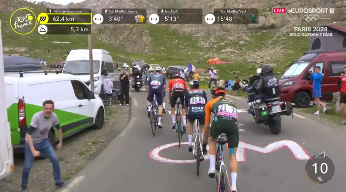 EN DIRECTO | Etapa 19 Tour de Francia 2024: ¡5 km para coronar la Cime de la Bonette!
